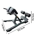 Infinité Banco de Hiper-extensiones o Espalda Baja/Silla Romana a 45° IF-FF45