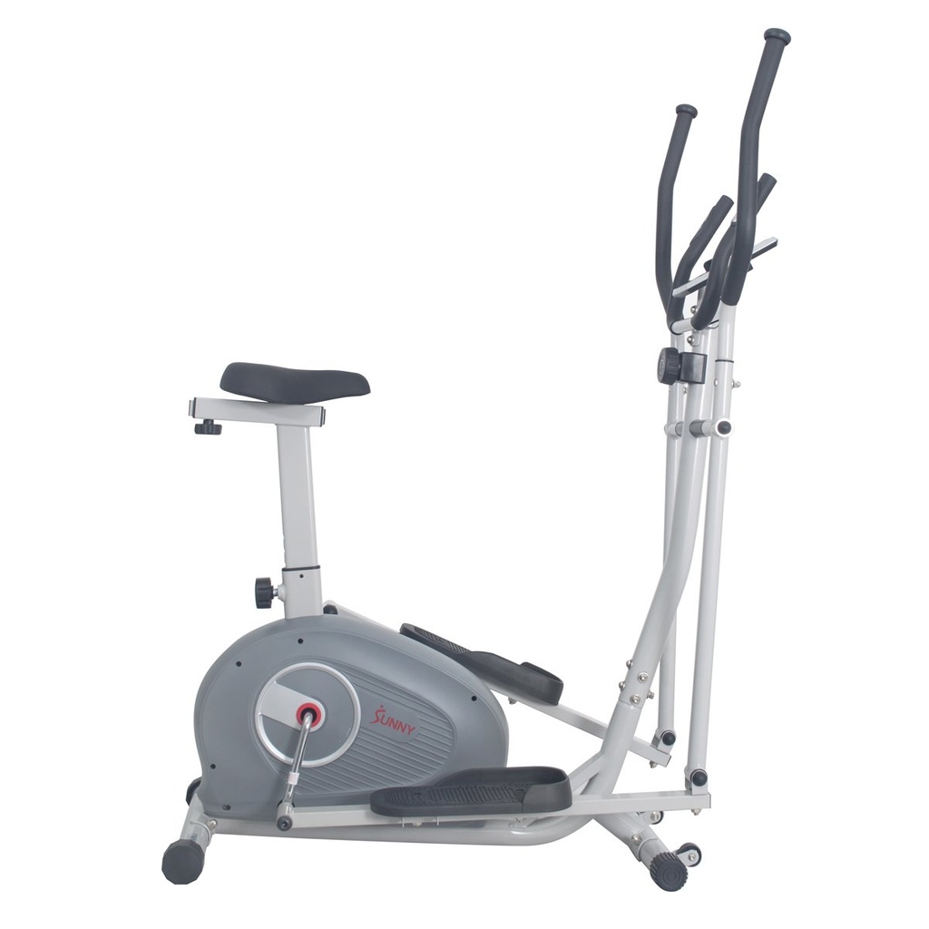 Sunny Health & Fitnes -2 EN 1 BICICLETA VERTICAL Y ELIPTICA- MAGNETICA - SF-E3903