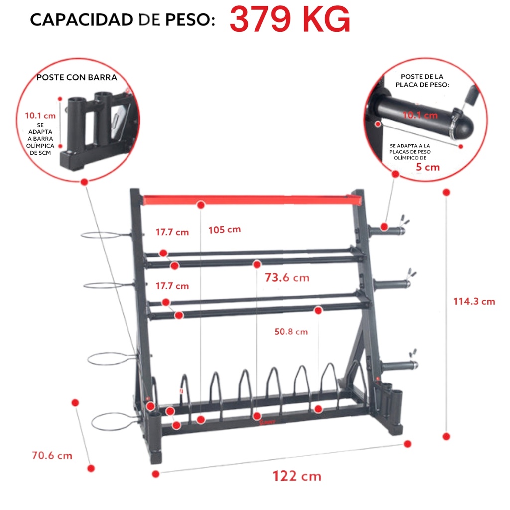 Sunny Rack para Pesas SF-XF921036