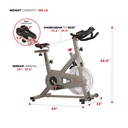 SUNNY BICICLETA SYNERGY MAGNETICA PROFESIONAL INDOOR CYCLING
