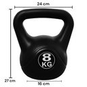 INFINITÉ Pesa Rusa Plástica Kettlebell 8 kg IF-PRP8K