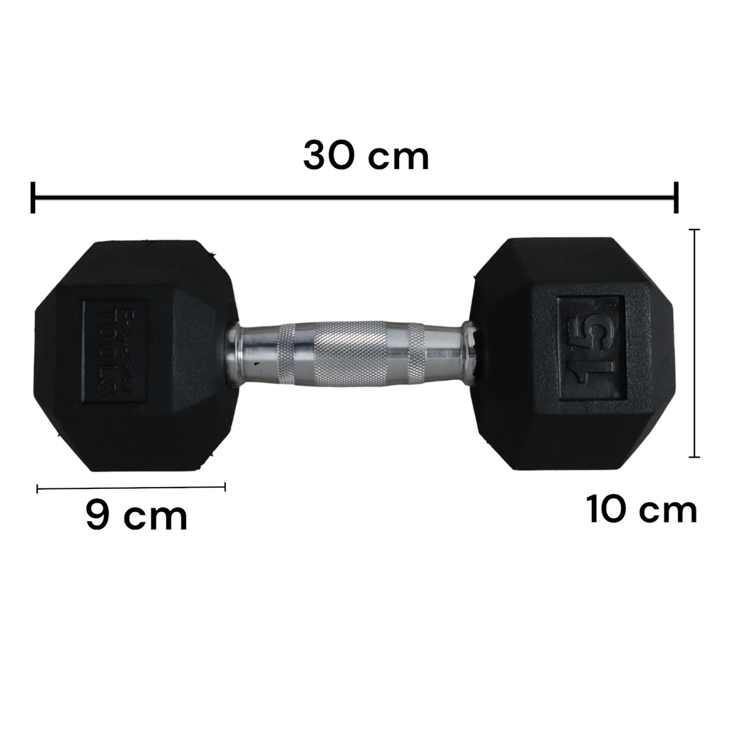 Body Solid Mancuernas Hexagonales 15 Lb (par) BS-SDR15