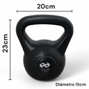 Infinité Pesa Rusa Plástica Kettlebell 4 kg IF-PRP4K