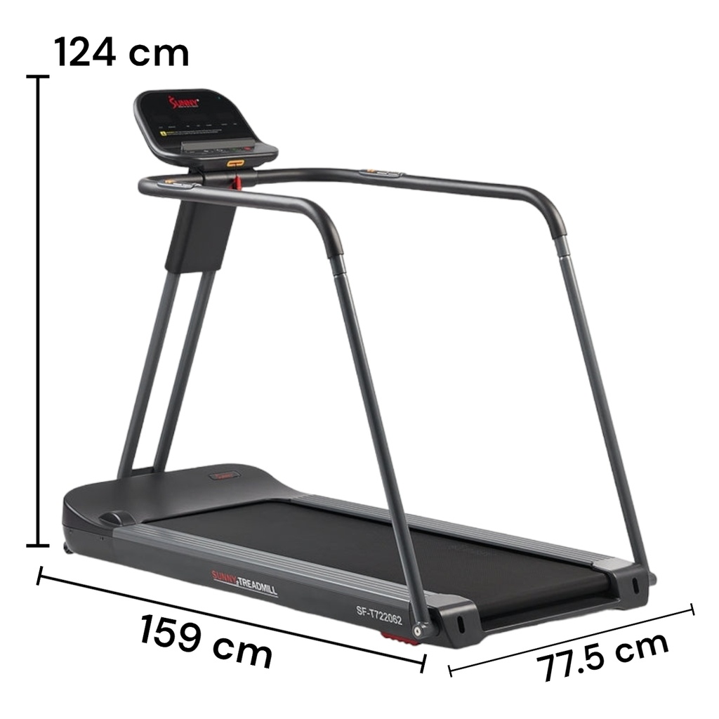 Sunny Health &amp; Fitness CINTA DE CORRER CON PASAMANOS/ RUNNING TREADMILL WITH HANDRAILS SF-T722062