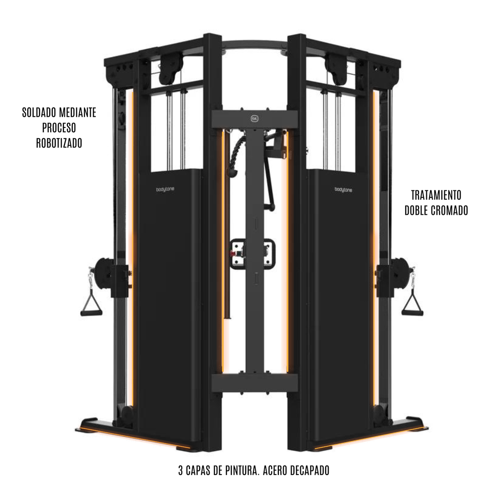 Bodytone Polea Dual/Personal trainer machine with adjustable Pad BT-FCPT
