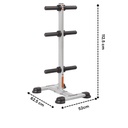 Hoist Fitness Olympic Weight Tree/ Rack tipo árbol para discos olímpicos HF-5444-PL