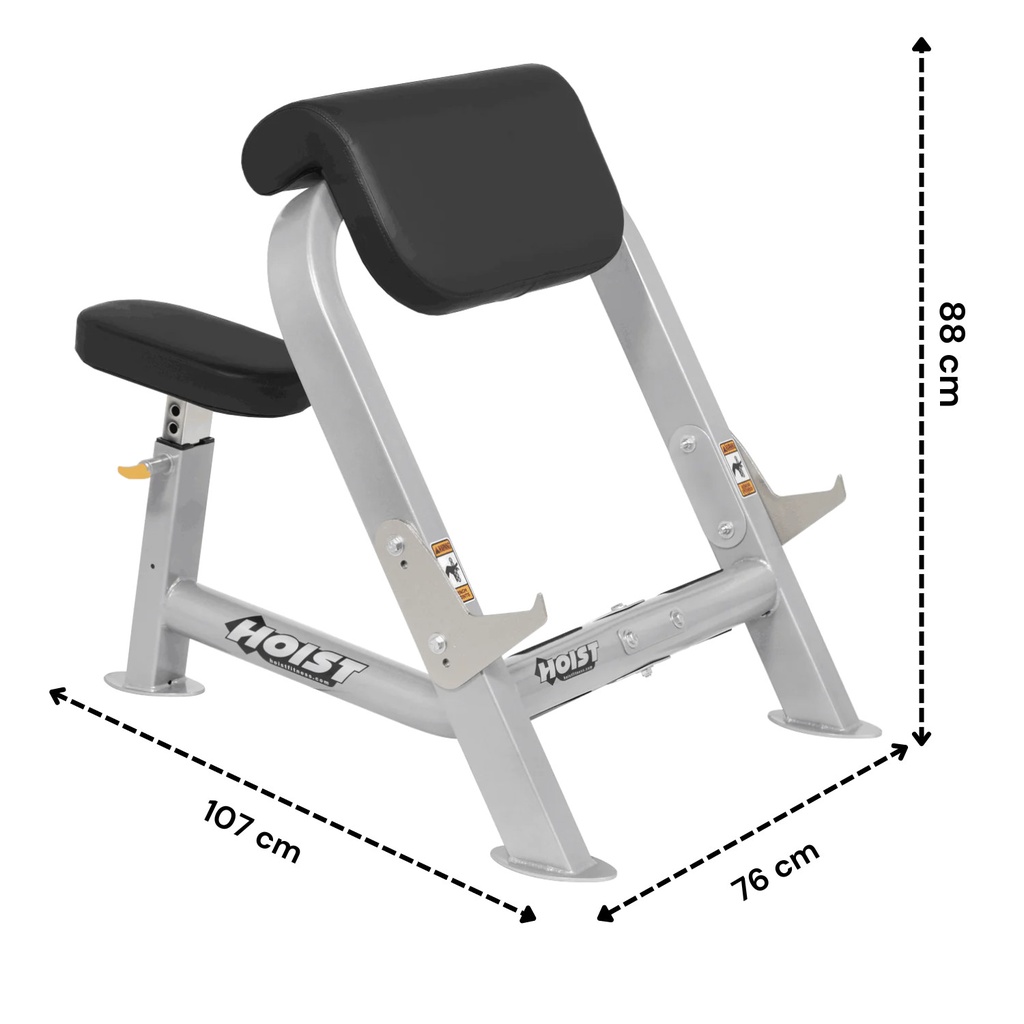 Hoist Fitness Banco de curl predicacor/ Preacher Curl/ VKR  HF-4550-PL