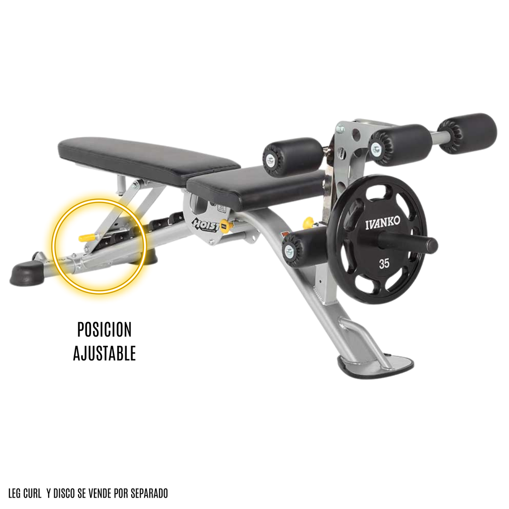 Hoist Fitness 7-Position Fit Bench Platinum HF-5165-PL