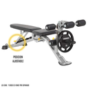 Hoist Fitness 7-Position Fit Bench Platinum HF-5165-PL