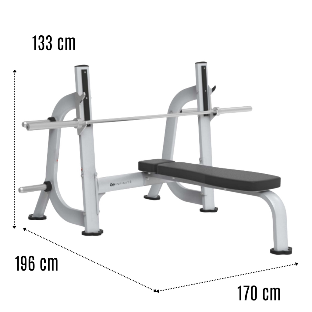 Infinité Strong Banco Plano Olímpico/Banco de pecho/Flat Bench IF-BC08