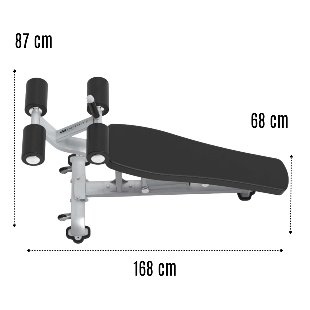 Infinité Strong Banco de Abdominales/Banco Declinado/Decline Bench/Abdominal Bench/Decline Bench IF-BC11