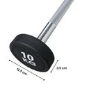 Infinité Barbell Straight/ Barra Recta peso integrado 10 kg Línea económica IF-LEBRE10