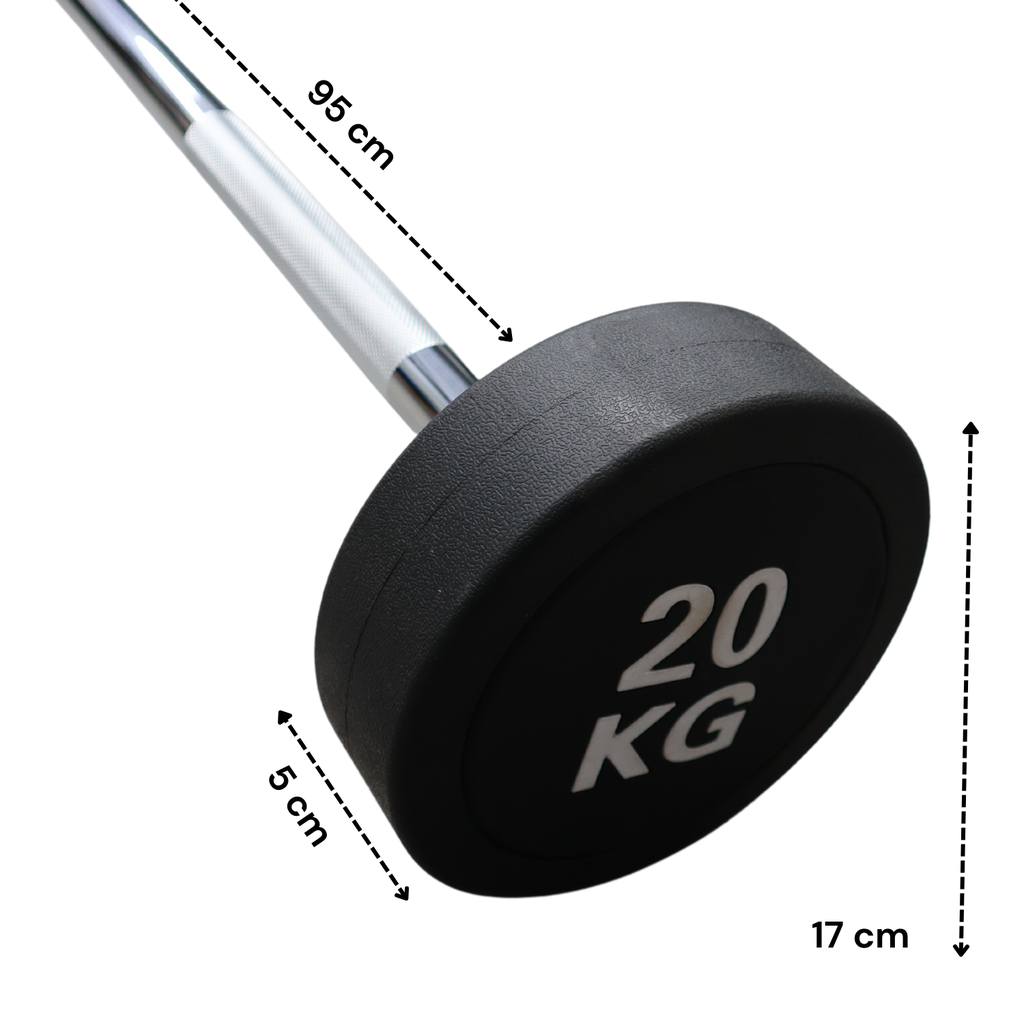 IF-LEBRE20 (Barra Recta Línea económica peso integrado 20 Kg //Barbell Straight 20 kg)