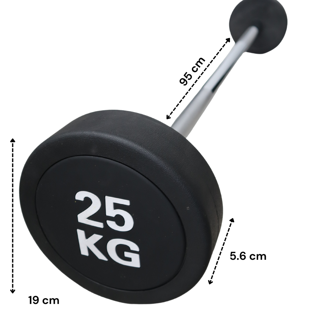 Infinité Barbell Straight/ Barra Recta peso integrado 10 kg Línea económica IF-LEBRE25