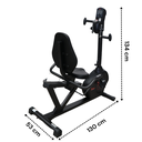 Sunny Fitness Bicicleta Recumbente con Brazos color Negro/ Recumbent bike with Arm Excerciser Black SF-RB4631B