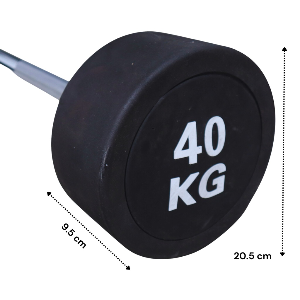 IF-LEBRE40 (Barra Recta Línea económica peso integrado 40 Kg //Barbell Straight 40 kg)