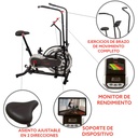 ZEPHYR AIR BIKE BICICLETA ESTÁTICA CON VENTILADOR CON RESISTENCIA ILIMITADA MANUBRIOS AJUSTABLES SF-B2715