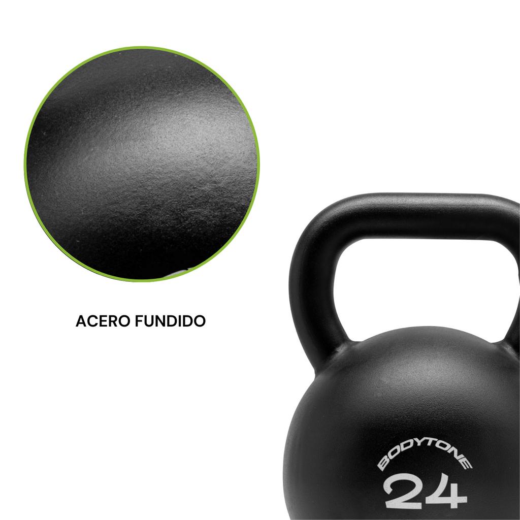 Bodytone Pesa Rusa Black Kettlebell 24kg BT-KB24