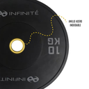 Infinité Bumper Profesional 10 KG / Profesional Bumper Plate 10 KG IF-BPN10