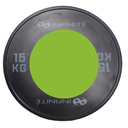 Infinité Bumper Profesional 15 KG / Profesional Bumper Plate 15kg IF-BPN15