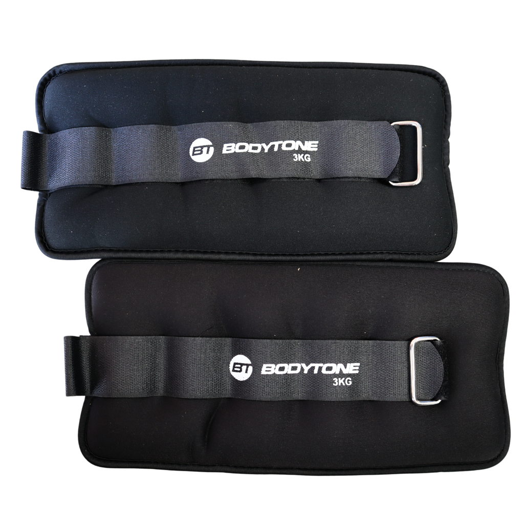 Bodytone Muñequera- Tobillera - Polaina/ Weighted Wrist/Ankle Band - 3 kg (pair)-BT-L3