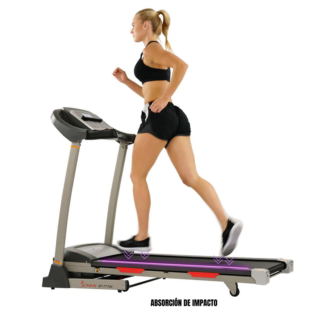 Sunny health & fitness Caminadora Plegable con Inclinación Automática SF-T7705