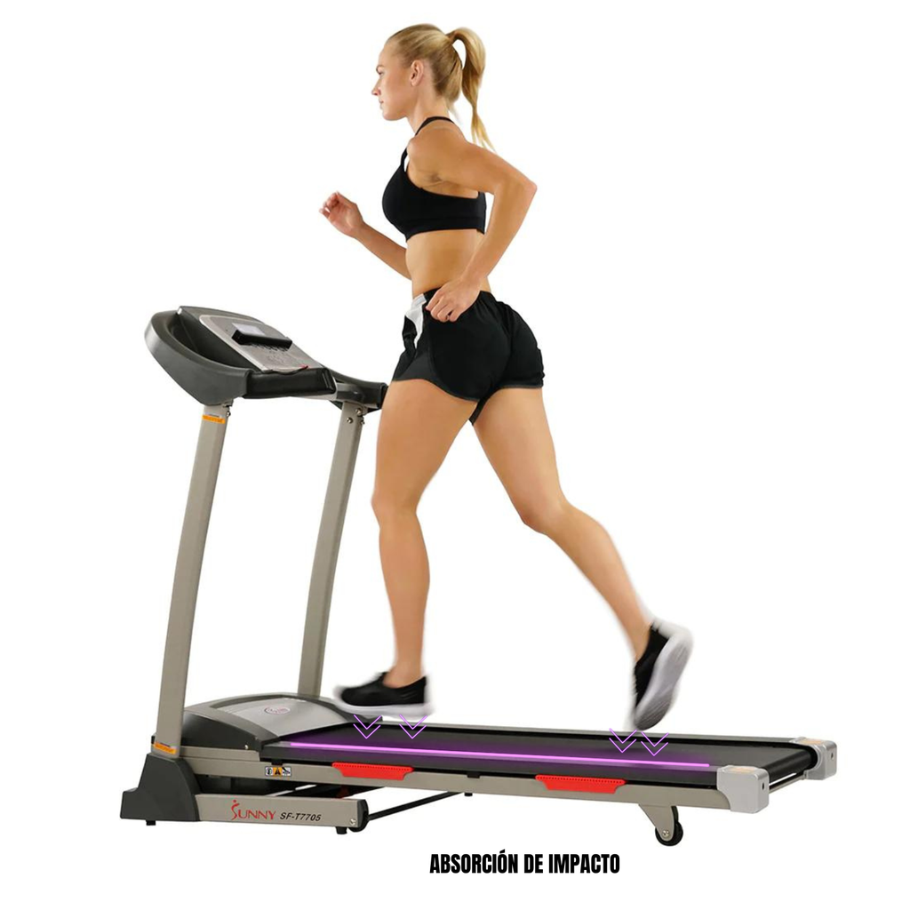 Sunny health &amp; fitness Caminadora Plegable con Inclinación Automática SF-T7705