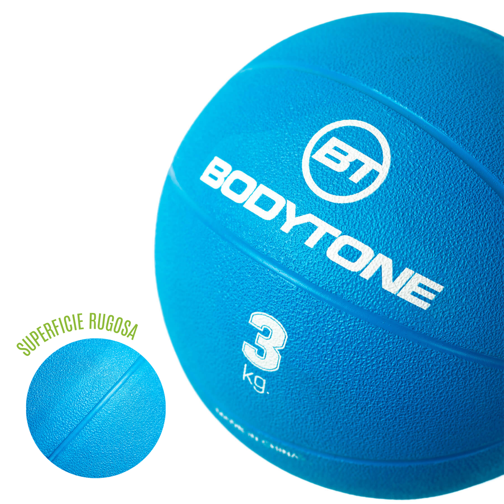 Bodytone Balón medicinal  3 kg (azul) / Medicinal Ball 3 kg (Blue)