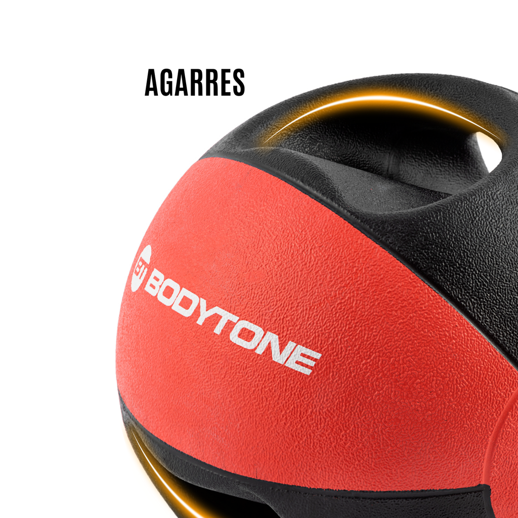 Bodytone Balón medicinal con agarre 9kg/ Medicinal Ball with grip 9 kg