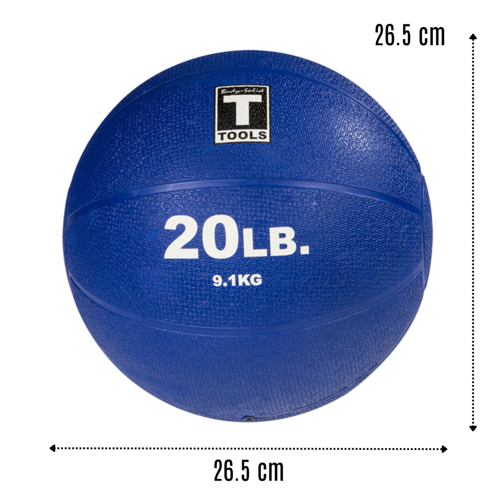 Body Solid Balón medicinal 20 LB / Pelota de azote / Medicine Ball BS-BSTMB20