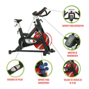 Sunny Health & Fitness Bicicleta Magnetica para Cycling Evolution Pro II SF-B1986