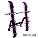 Infinité Rack de Barras/ Soporte para barras /Barbell Rack IF-RB5B