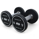 Infinité Par de Mancuernas Redonda Uretano 2.5 Kg/ Pair Dumbbell Round 5.5 LB IF-MU2