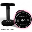 Infinité Par de Mancuernas Redonda Uretano 2.5 Kg/ Pair Dumbbell Round 5.5 LB IF-MU2