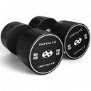 Infinité Par de Mancuernas Redonda Uretano 50 Kg/ Pair Dumbbell Round 110 LB IF-MU50