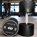 Infinité Par de Mancuernas Redonda Uretano 50 Kg/ Pair Dumbbell Round 110 LB IF-MU50