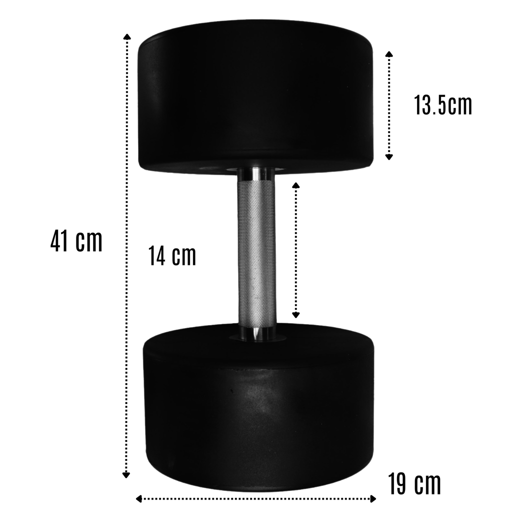 Infinité Par de Mancuernas Redonda Uretano 50 Kg/ Pair Dumbbell Round 110 LB IF-MU50