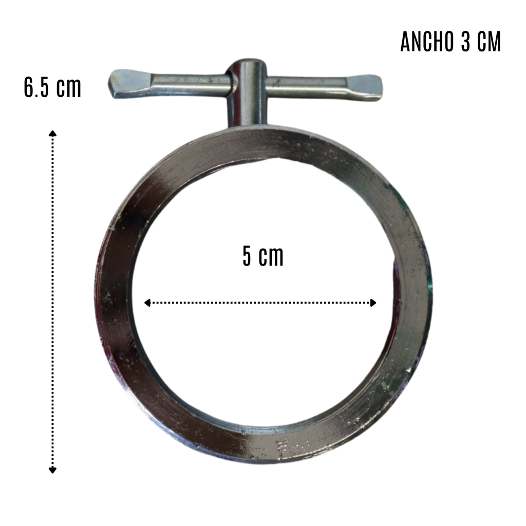 Infinité Par de Seguros / Collares de acero IF-POC03