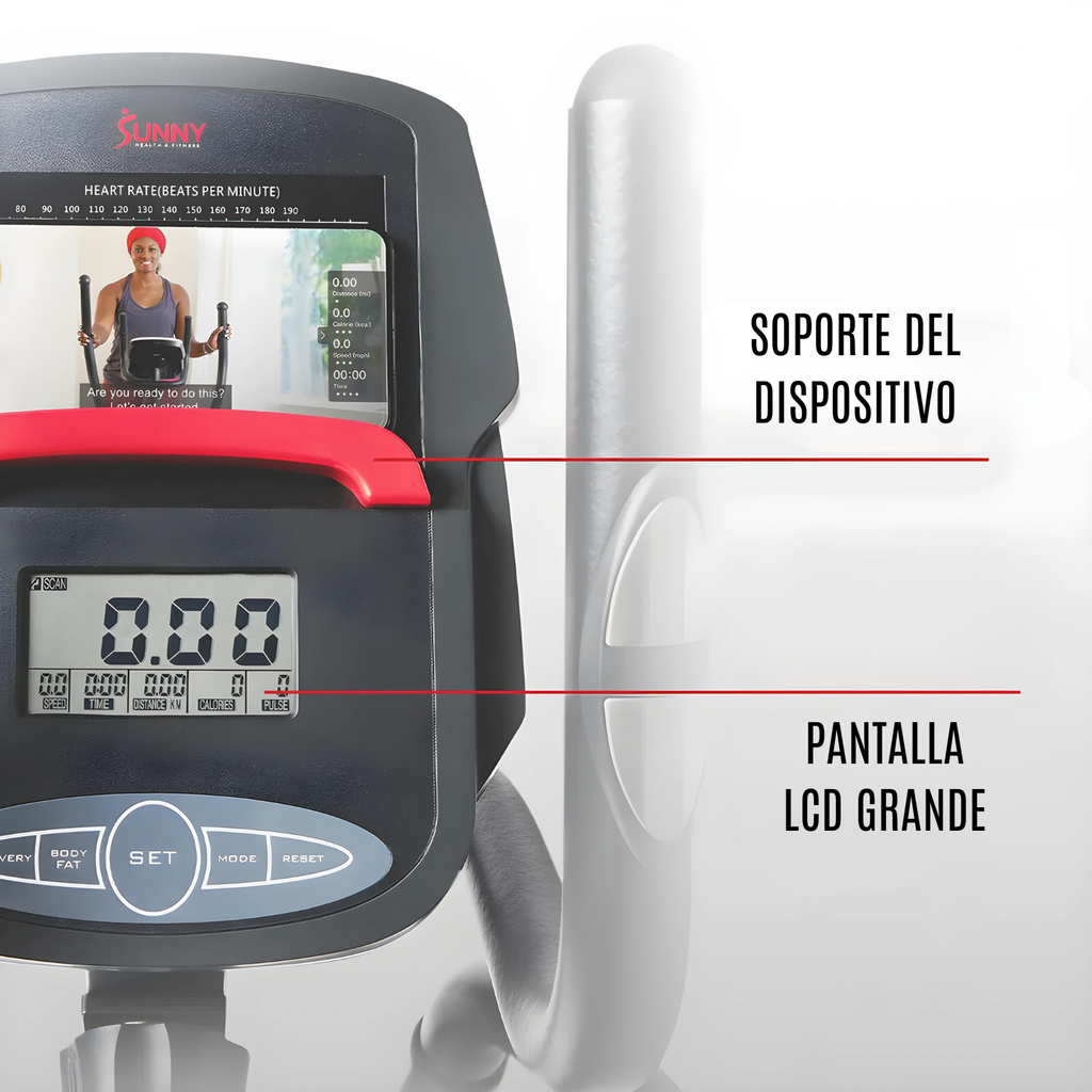 Sunny health & fitness Bicicleta elíptica Elite Interactive Series SF-E320048