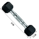 Bodytone Par de Mancuernas Hexagonales de 2 Kg BT-H2
