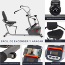 Sunny Health & Fitness Elíptica y bicicleta elíptica reclinada SF-RBE420035