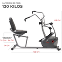 Sunny Health & Fitness Elíptica y bicicleta elíptica reclinada SF-RBE420035