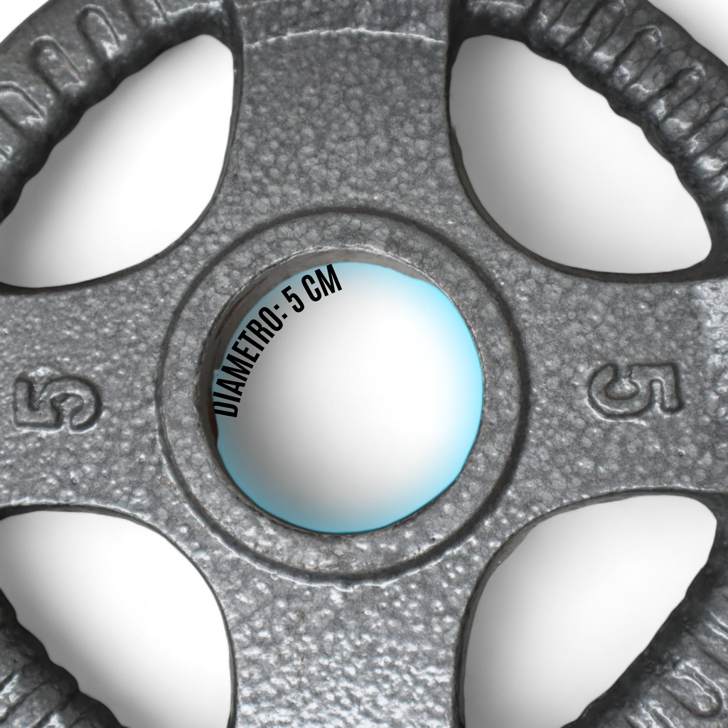 INTEK Disco gris // Gray 5 lb Steel Olympic Plate RSO-005