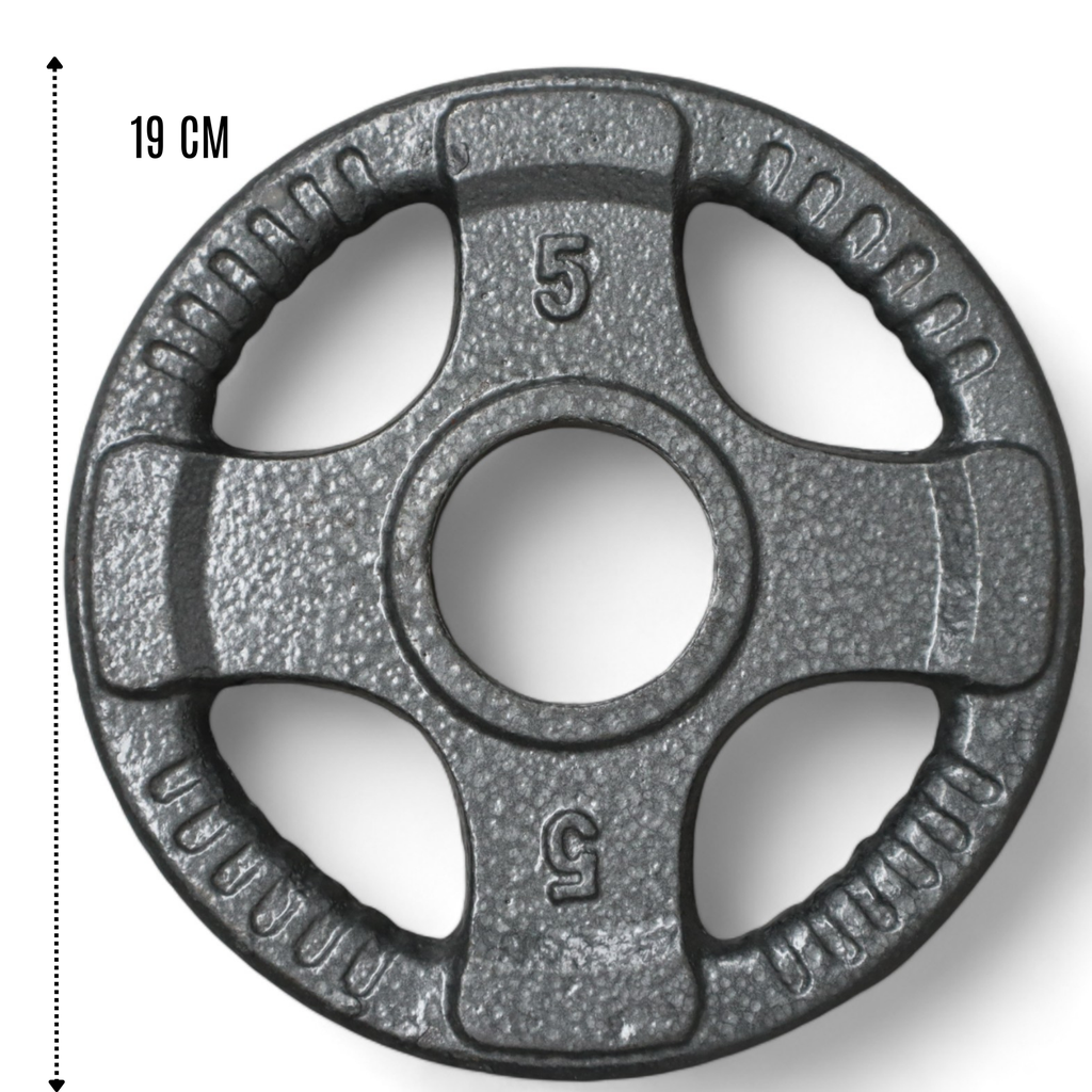 INTEK Disco gris // Gray 5 lb Steel Olympic Plate RSO-005