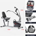 SUNNY HEALTH & FITNESS Bicicleta reclinada interactiva de alto rendimiento SF-RB420032