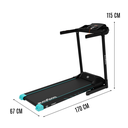 Bodytone Active RUN 200 Connect - AZUL (110V) BT-AR200C-B