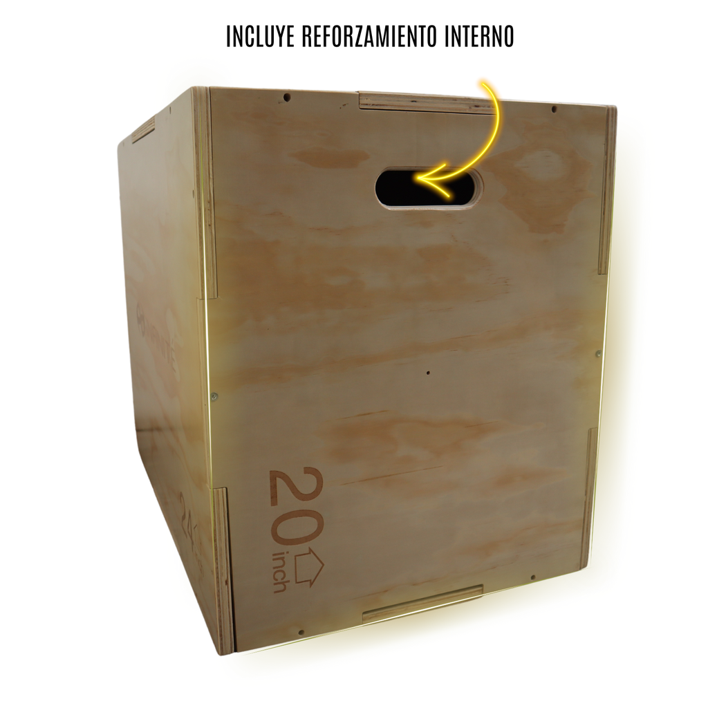 Infinité Banco Pliométrico Profesional de Madera  IF-PLYO1