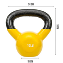 Sunny Health & Fitness Pesa rusa recubierta de vinilo 10 lb SF-No.066-10
