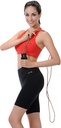 Cuerda para Saltar de Cuero (Mango de Espuma)  Marca Sunny Heath & Fitness