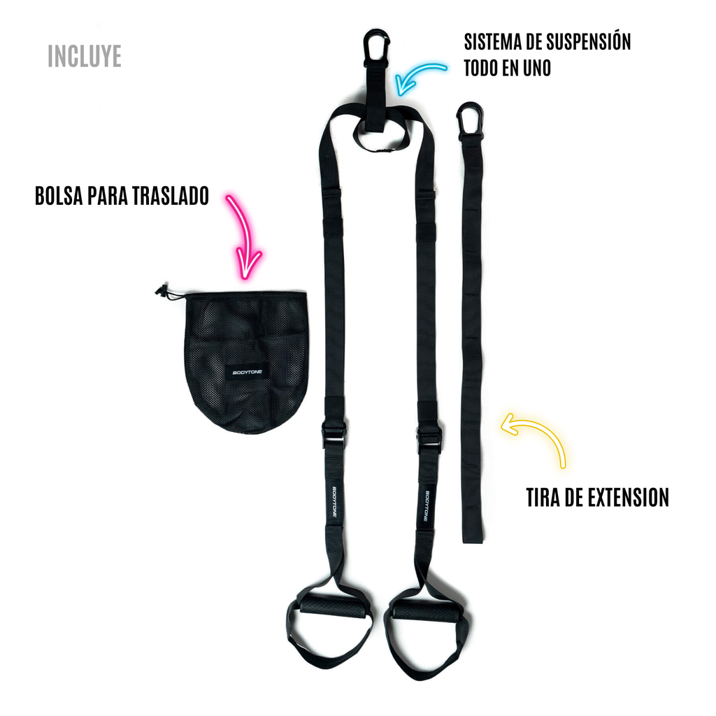 Bodytone entrenamiento en suspensión / Suspension Training BT-BTX